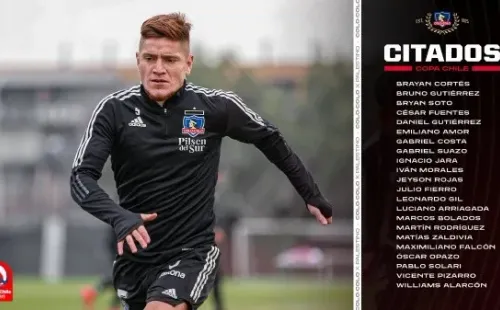 Los citados de Colo Colo.