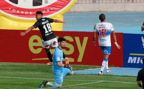 Iván Morales ya le convirtió a la UC en la presente temporada | Foto: Agencia Uno