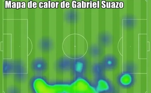 Gabriel Suazo atacó bastante en la visita del Cacique en San Carlos de Apoquindo. | Foto: Opta.