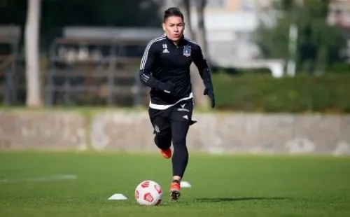 Óscar Opazo está reapareciendo tras superar una grave lesión / FOTO: Colo Colo Oficial