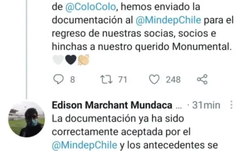 El mensaje del vicepresidente de Blanco y Negro sobre la vuelta del público.