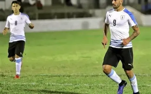 Facundo Batista con la selección uruguaya