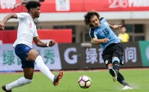 Thiago Vecino en la selección uruguaya
