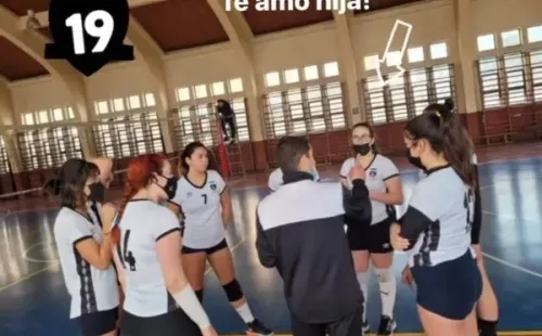 El multicampeón es pura felicidad tras el debut de Catalina, su hija. | Fuente: Captura.