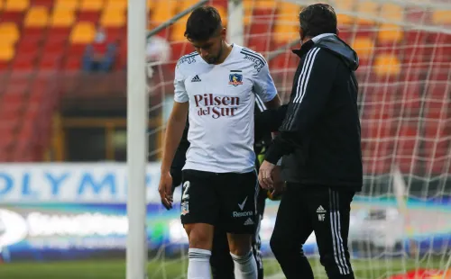 Jeyson Rojas salió lesionado en el último encuentro ante Unión Española. | Foto: Agencia UNO.
