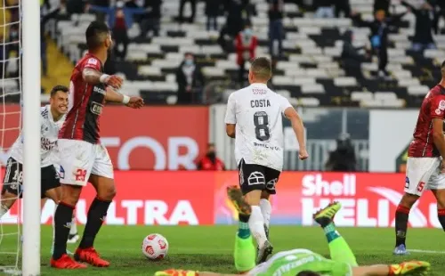 Gabriel Costa festejando su gol ante Deportes Antofagasta / FOTO: Agencia Uno
