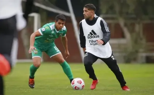 Ignacio Jara anotó uno de los tantos para el Cacique. | Foto: Colo Colo.