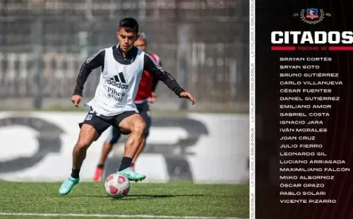 Los 19 citados de Colo Colo para enfrentar a Unión La Calera.