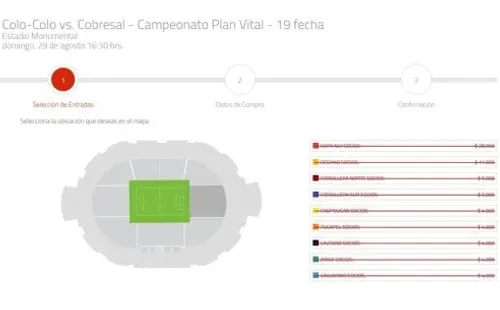 Todas las localidades aparecen agotadas | Foto: captura