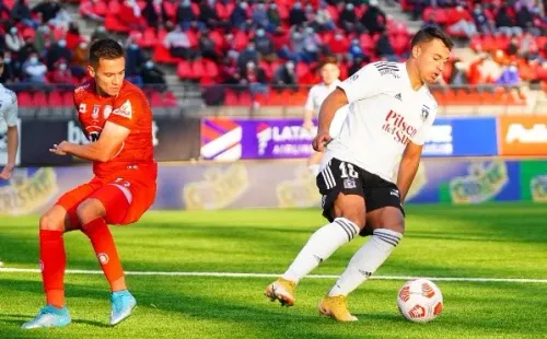 Iván Morales no cerró bien físicamente el duelo ante los cementeros. | Foto: Guillermo Salazar.