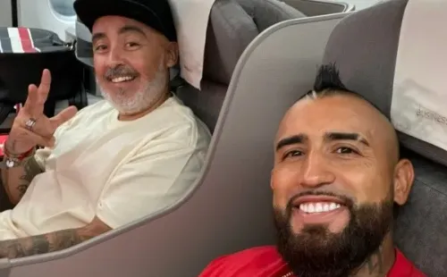 Arturo Vidal rumbo a Chile