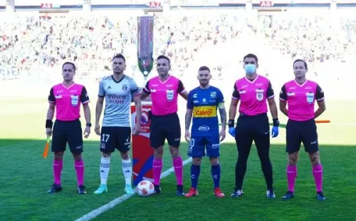 La Copa Chile en Talca entre albos y ruleteros. | Foto: Guillermo Salazar.