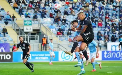 Parraguez anotó el 2-1 transitorio del Cacique con la cabeza. | Foto: Guillermo Salazar.