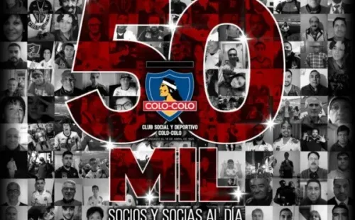 CSD Colo Colo festejó los 50 mil socios.