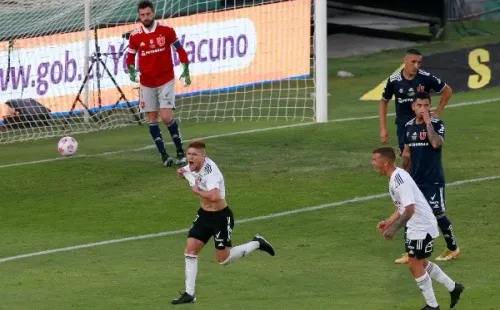 Leonardo Gil le anotó un golazo a la U en el último Superclásico. | Foto: Agencia UNO.