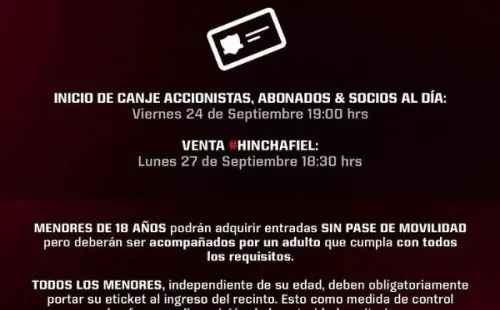 Proceso venta de entradas | Foto: Instagram Colo Colo Oficial