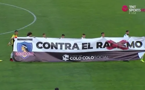 El lienzo de Colo Colo.