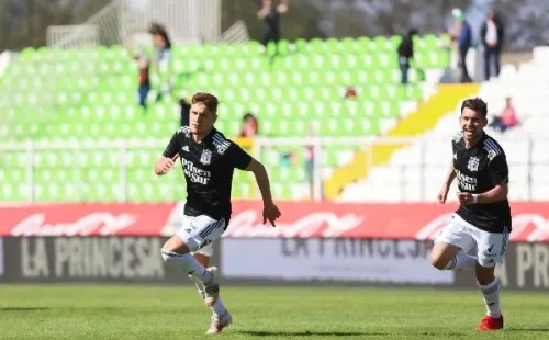 El Colorado nuevamente marcó un golazo de tiro libre. Fuente: Agencia UNO.