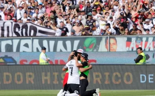 Paredes festejó junto a sus hijos. (Foto: Agencia Uno)