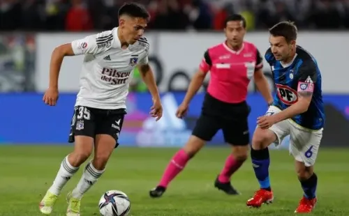 Joan Cruz aportó esta noche con cumplir con el minutaje Sub21 exigido por la ANFP.| Foto: Agencia UNO.