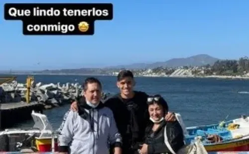 Pablo Solari compartió con sus padres en la zona de el Litoral Central. | Foto: Captura.