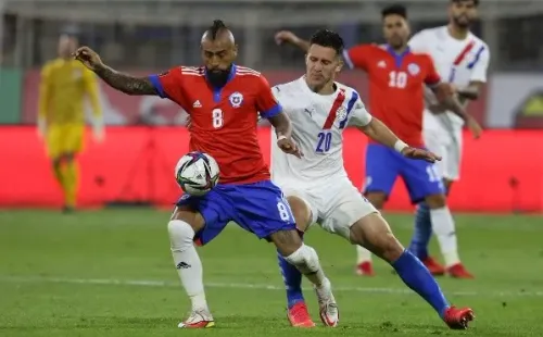Arturo Vidal fue una de las buenas figuras del triunfo ante Paraguay. | Foto: Getty Images.
