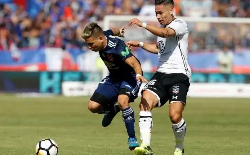 En su paso por U. de Chile, el venezolano solo vio caídas ante Colo Colo. Fuente: Getty Images.