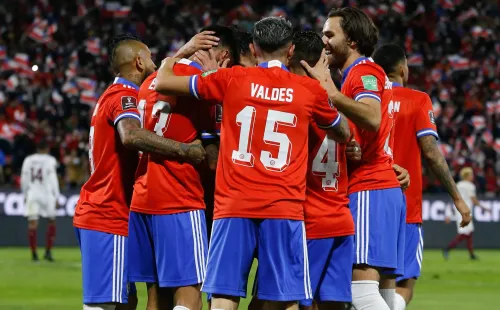 La Roja celebró ante los llaneros. (Foto: Agencia Uno)
