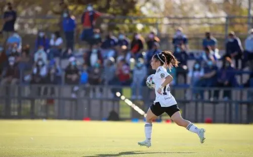 Grez marcó el descuento en la caída ante la U por la semifinal de vuelta. Fuente: Colo Colo oficial.