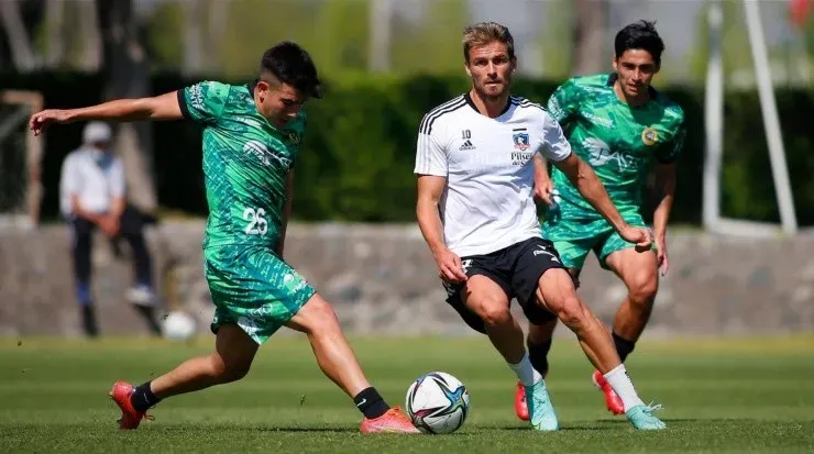 Christian Santos ya cumplió con varios días de trabajos en el Monumental. | Foto: Colo Colo.