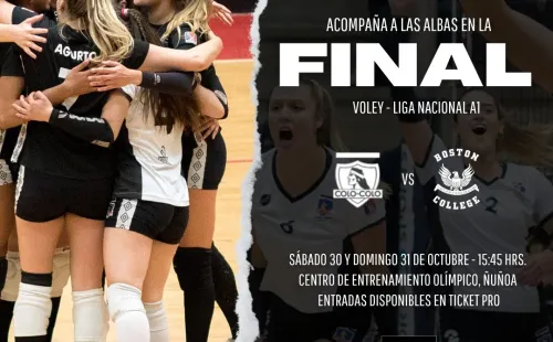 Las albas esperan tu apoyo. (Foto: CSD Colo Colo)