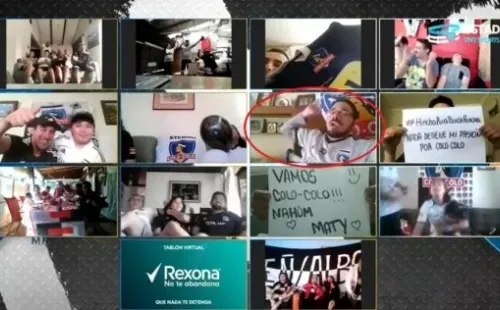 Frederik, uno de los hinchas más fieles del Tablón Virtual de TNT Sports. | Foto: Captura.
