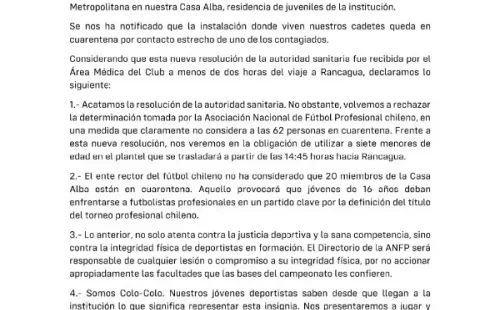 El comunicado de ByN.