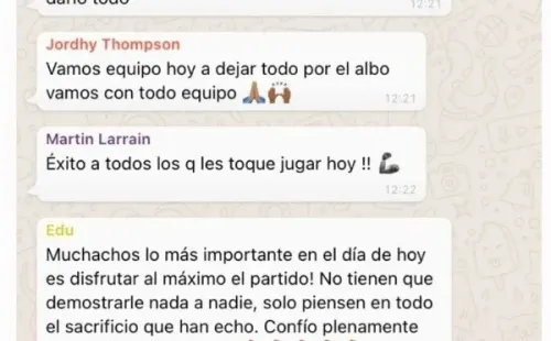 El apoyo de los juveniles a sus compañeros.