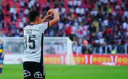 El joven volante de 18 años marcó un golazo ante Everton en la final de Copa Chile. Fuente: Guillermo Salazar.