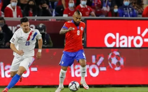 Arturo Vidal será titular ante Paraguay / FOTO: Agencia Uno