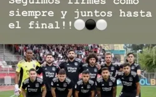 El mensaje de Óscar Opazo en su Instagram personal. | Foto: Captura.