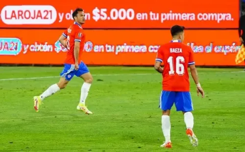 Gabriel Suazo y Claudio Baeza fueron dos de los formados en Colo Colo que estuvieron en cancha / FOTO: Guille Salazar