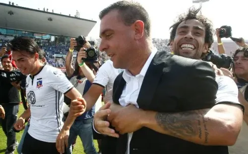 Pablo Guede y Jorge Valdivia en Colo Colo
