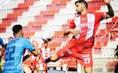 Nicolás Blandi tampoco ha sumado muchos minutos al otro lado de la cordillera / FOTO: Unión de Santa Fe