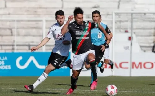 El contrato de Luis Jiménez con Palestino está por terminar, por lo que llegaría como libre al Monumental. | Foto: Agencia UNO.