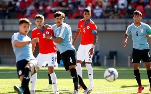 Daniel Gutiérrez fue de los buenos valores de la Roja en el primer tiempo / FOTO: Comunicaciones ANFP
