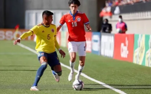 La Roja sufrió frente a Colombia / FOTO: ANFP
