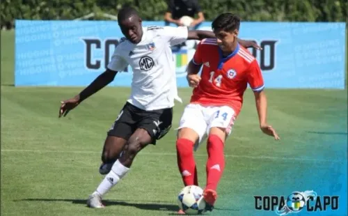 Marco Valecilla centrodelantero de la sub-17