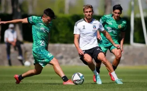 Santos busca convencer a Quinteros en esta pretemporada. | Foto: Colo Colo.