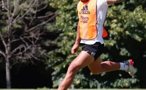 Javier Parraguez en la pretemporada