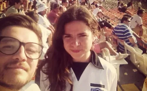 Antonia Orellana con la camiseta del Cacique bien puesta en el Monumental en el 2015. | Foto: Instagram.