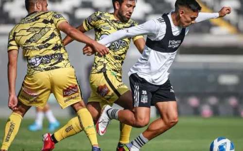 Joan Cruz vio acción ante Lautaro de Buin / FOTO: Colo Colo
