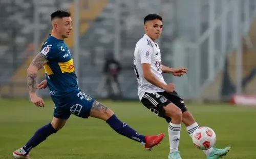 Joan Cruz suma bonos para ser el sub 21 titular de Colo Colo en el torneo / FOTO: Agencia Uno