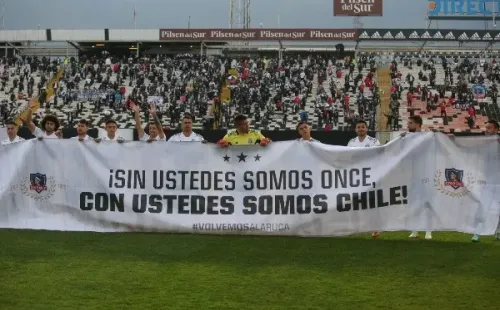 Colo Colo se llena de amor para sus hinchas / FOTO: Agencia Uno